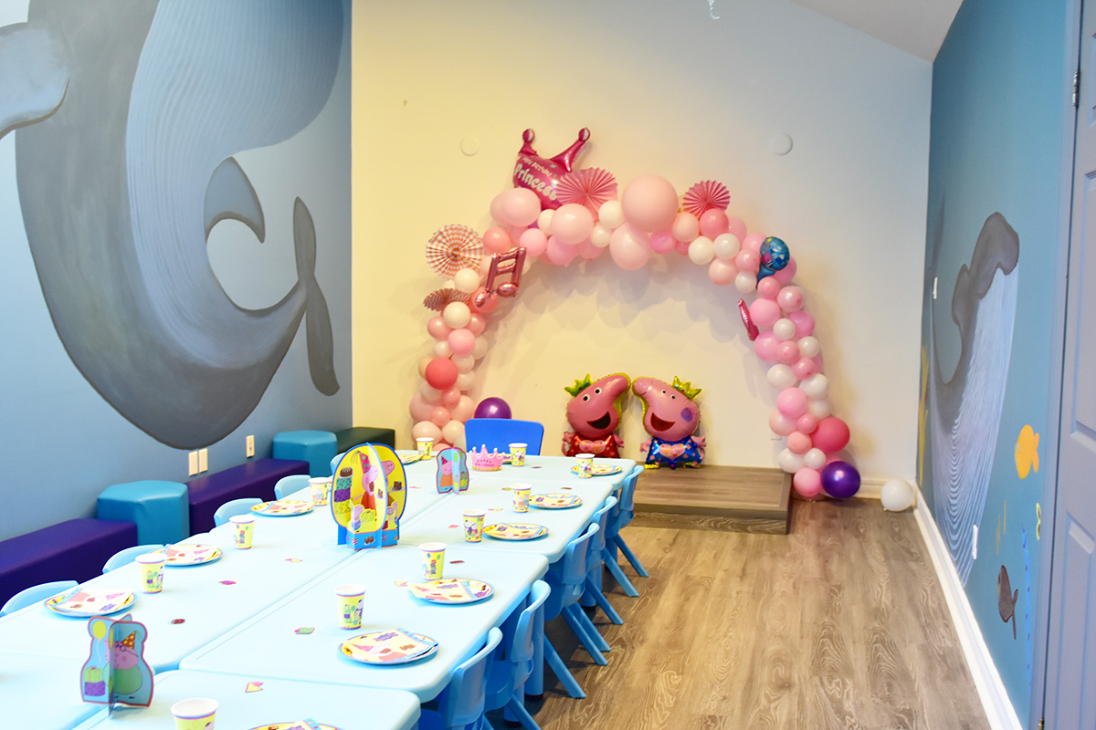 Ocean Wave Birthday Party Room - Indoor Playground | Kid's Birthday ...